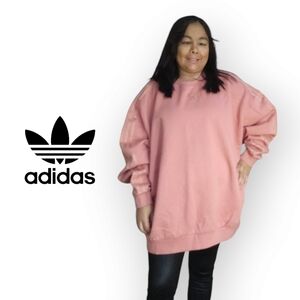 adidas Pink Crew Neck Sweater